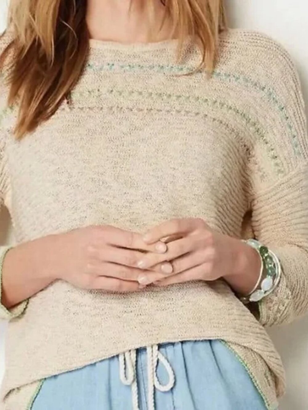 J.Jill Light & Airy Textured Boat-Neck Sweater - Picture 2 of 12
